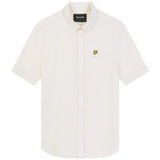 Lyle & Scott Brand Chest Logo Chalk Shirt