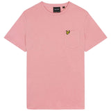 Lyle & Scott Pocket On Chest Palm Pink T-Shirt