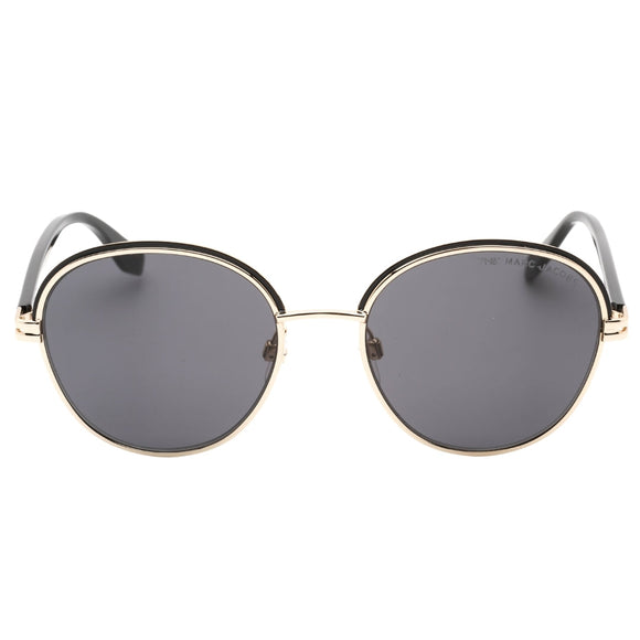 Marc Jacobs Round Marc532 0RHL IR Black Gold Sunglasses
