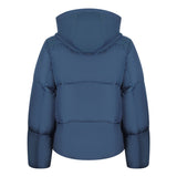 Parajumpers Nami Navy Blue Hooded Down Jacket S
