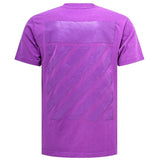 Off-White Diag Tab Slim Fit Orchird Purple T-Shirt XXS
