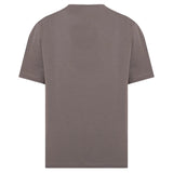 Off-White Paint Mirror Logo Slim Fit Grey T-Shirt XS