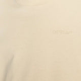 Off-White Scribble Carry Over Skate Fit Ivory Beige T-Shirt XS