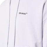 Off-White Caravaggio Arrow Over Dusty Lilac Purple Hoodie XS