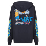 Off-White Graff Pupp Long Skate Hoodie Outerspace S
