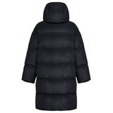 Off-White Bounce Hooded Black Long Puffer Jacket S