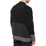 Off-White Blocked Logo Black Knit Jumper L