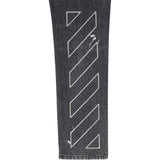 Off-White Diag Outline Paint Vintage Grey Jeans W29 / 32L