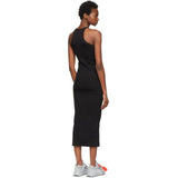 Off-White Basic Ribbed Black Dress S