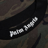 Palm Angels Camo Classic Logo Oversize Tee Military XS