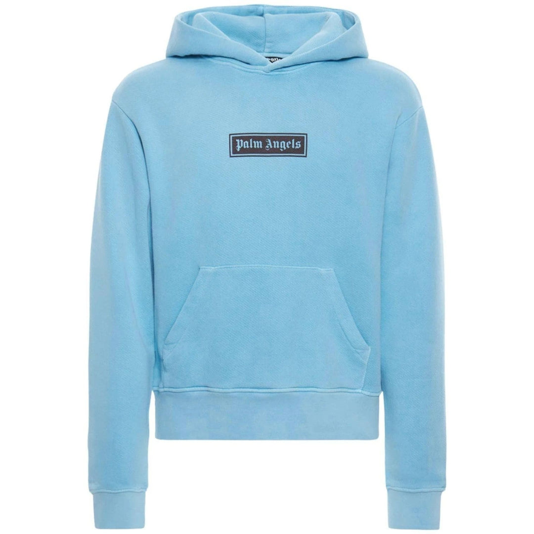 パーカー・フーディ Palm Angels Blue Cotton Sweatshirts PALM ANGELS blue heart print cotton hoodie – Loop Generation