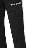 Palm Angels White Striped Classic Black Track Sweatpants S