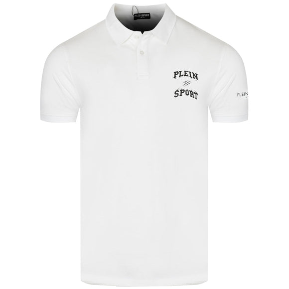 PLEIN SPORT PS25MPL01 WHITE Polo Shirt MALE S