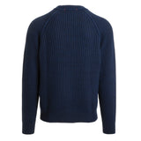 Parajumpers RIK PMKNRB03 241 Peacot Navy Blue Crewneck Sweater Mens L