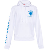 Diesel Dot Logo White Hoodie M