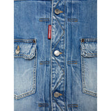 Dsquared2 Heritage Boxy Denim Jacket Navy Blue W32