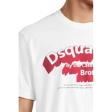 Dsquared2 Flocked Logo T-Shirt White M
