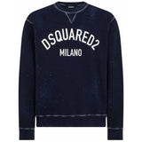 Dsquared2 Milano Logo Cool Fit Navy Blue Sweatshirt S