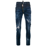 Dsquared2 Tidy Biker Jean Dark Blue Denim Pants W42