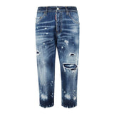 Dsquared2 Boston Jean Style Dark Blue Denim Pants W34