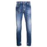 Dsquared2 Relax Long Crotch Jean Blue Denim Pants 48