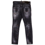 Dsquared2 Super Twinky Jean Black Ripped Denim Pants W38