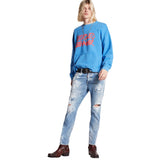 Dsquared2 Skater Jean Destroyed Look Denim Blue Jeans W28