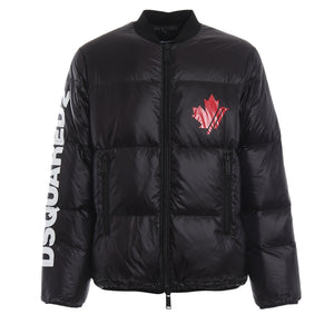 Dsquared2 Logo Down Arm Black Down Jacket M