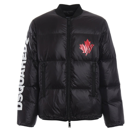 Dsquared2 Logo Down Arm Black Down Jacket M