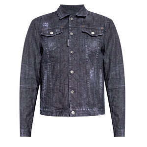 Dsquared2 Dean Jean Jacket Black Denim Jacket XL