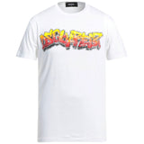 DSQUARED2 Wall Tag Logo White  T-Shirt XS