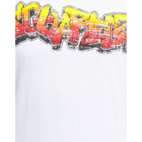 DSQUARED2 Wall Tag Logo White  T-Shirt XS