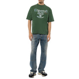 DSQUARED2 Branded Raising Hell Logo Green  T-Shirt XS