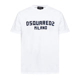 Dsquared2 Cool Fit T-Shirt White Black Print XS