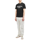 Dsquared2 Cool Fit T-Shirt Black White Print XS