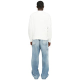 DSQUARED2 Cool Fit Milano Crew Neck White Jumper M