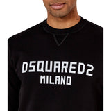 DSQUARED2 Cool Fit Milano Crew Neck Black Jumper M