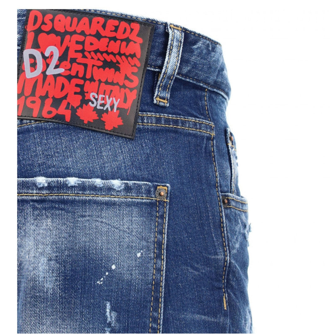 Dsquared2 Sailor Jean S74Lb0968 S30663 470 Navy Blue Jeans Mens