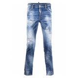 DSQUARED2 S74LB1060 S30789 SKATER JEAN 470 NAVY BLUE JEANS Mens 46