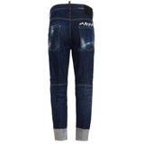 Dsquared2 S74Lb1154 S30342 Sailor Jean 470 Blue Navy Jeans Mens