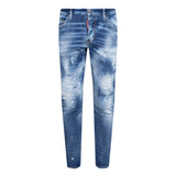 Dsquared2 S74Lb1178 S30789 Sexy Twist Jean 470 Blue Navy Jeans Mens - Style Centre Wholesale
