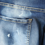 Dsquared2 S74Lb1178 S30789 Sexy Twist Jean 470 Blue Navy Jeans Mens - Style Centre Wholesale