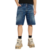 Dsquared2 Dark Semplice Carpenter Shorts Navy Blue W30