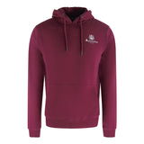 Aquascutum Activemallogo Hoodie Fleece Cordovan Sw002 26 Burgundy Hoodie Male - Style Centre Wholesale