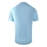 Cavalli Class Circular Tiger Design Light Blue T-Shirt