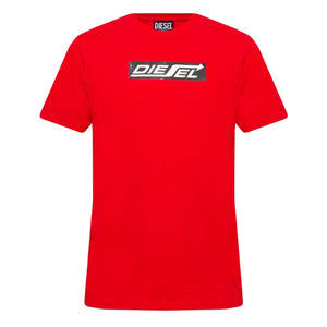 Diesel Arrow Logo Red T-Shirt S