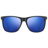 Tommy Hilfiger Shiny Blue Rounded Lens Matte Black Sunglasses One Size