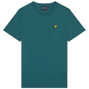 Lyle Scott Branded Chest Logo Teal Green T Shirt Copy