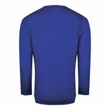 Cavalli Class Txt66H Cf050 04551 Iris Blue Round Neck Sweatshirt Mens
