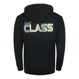Cavalli Class Bold Floral Logo Black Zip-Up Hoodie TXT68H CF050 05051
